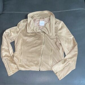 Thread & Supply Faux Suede Moto Jacket | Size M (Medium)